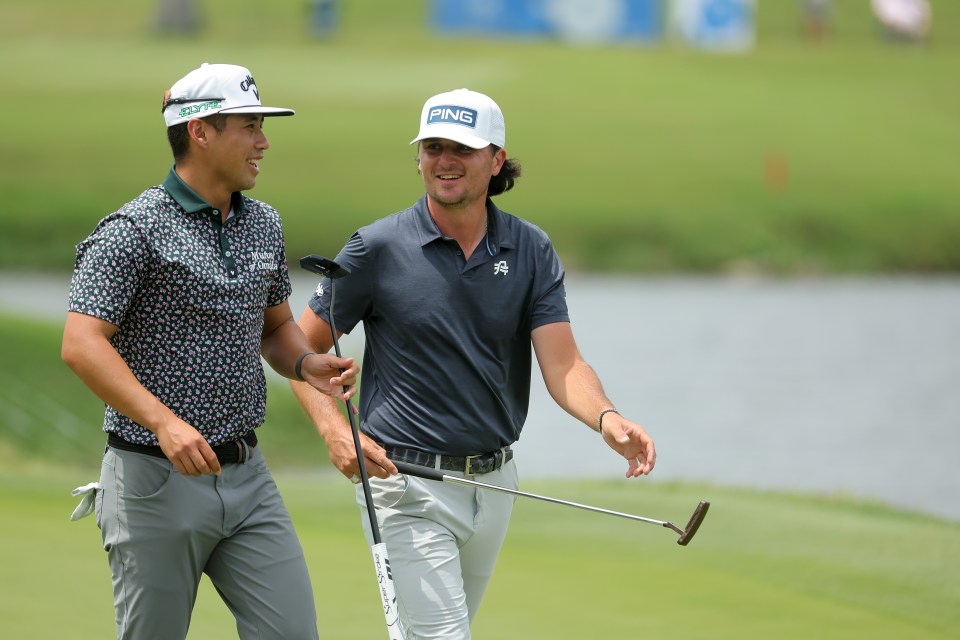 Isaiah Salinda and Kevin Velo top the leaderboard after breaking the event's four-ball record