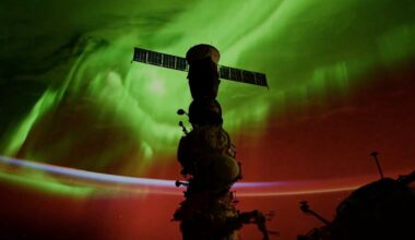 Stunning Earth Day time-lapse captures aurora glow
