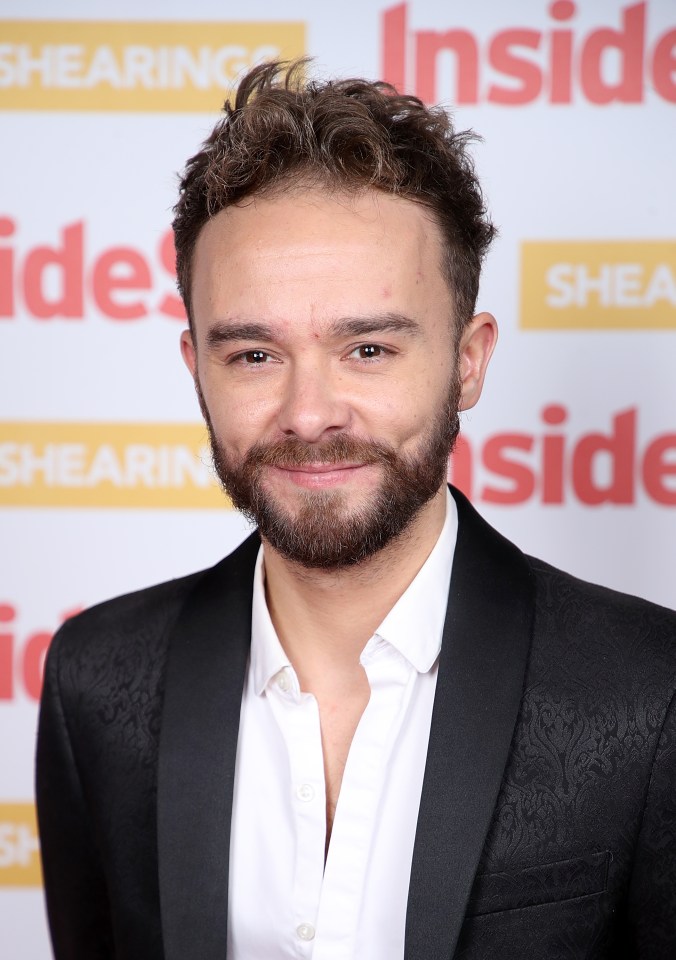 Jack P. Shepherd at the Inside Soap Awards.