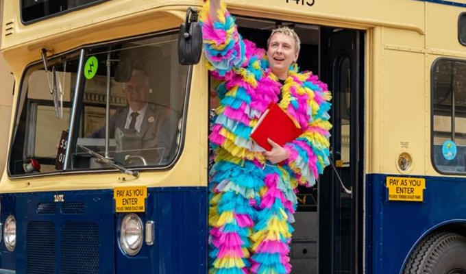 Lycett in the bus