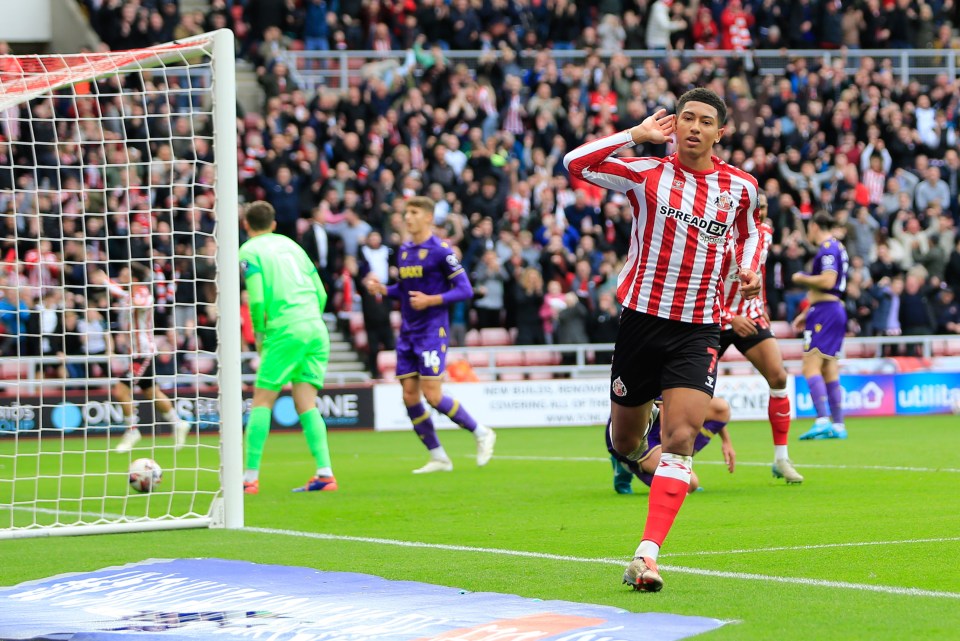 Bellingham has scored four goals in 36 league appearances this season