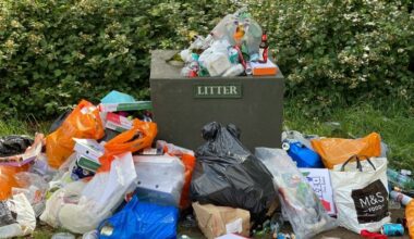 Volunteers at Barnes Common tackle growing litter problem