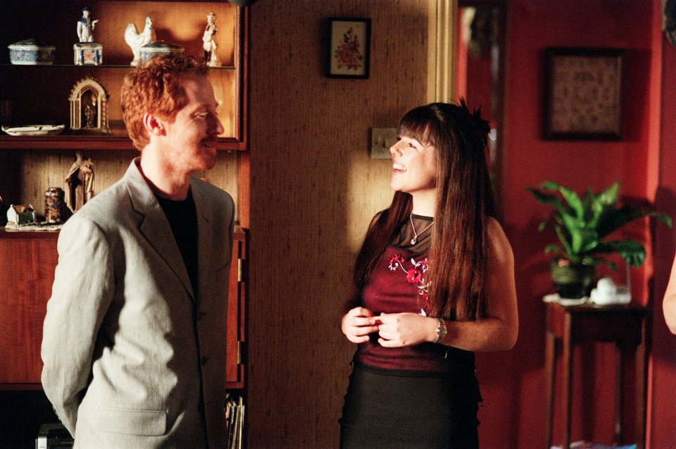 Scene from EastEnders showing Rod and Nicky.