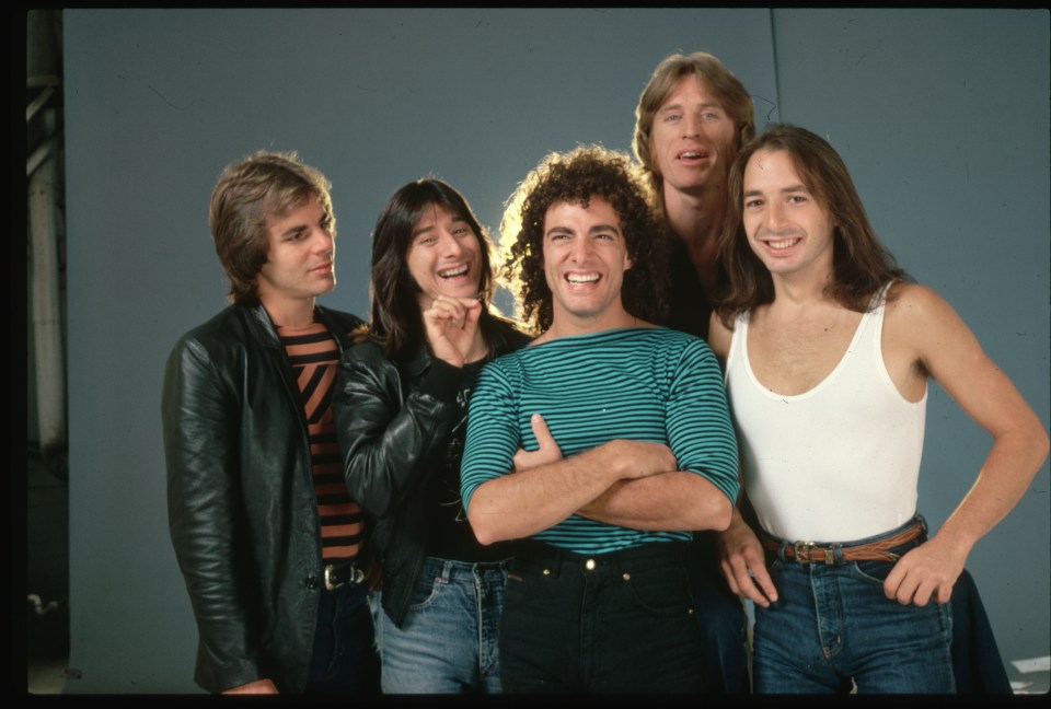 Photo of the rock band Journey.