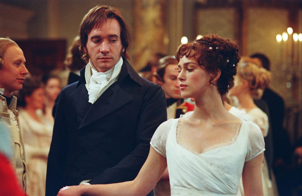 keira knightley, matthew macfadyen, pride and prejudice