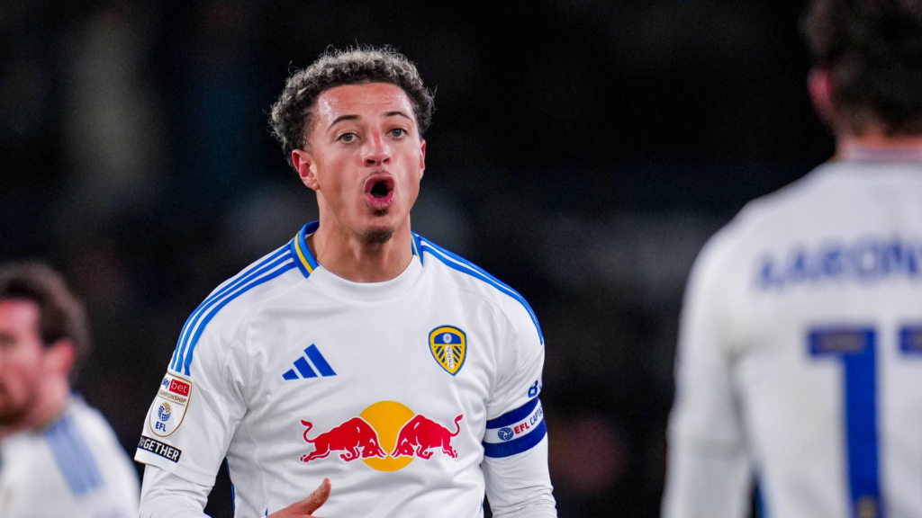 Leeds United defender Ethan Ampadu