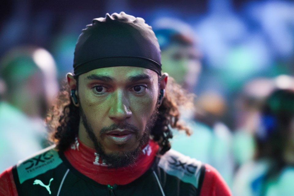 Lewis Hamilton at the F1 Grand Prix of Saudi Arabia.