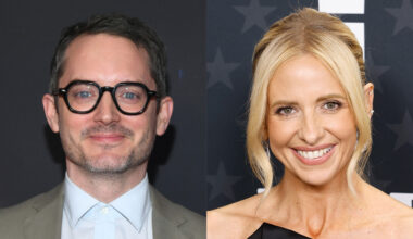 Elijah Wood and Sarah Michelle Gellar