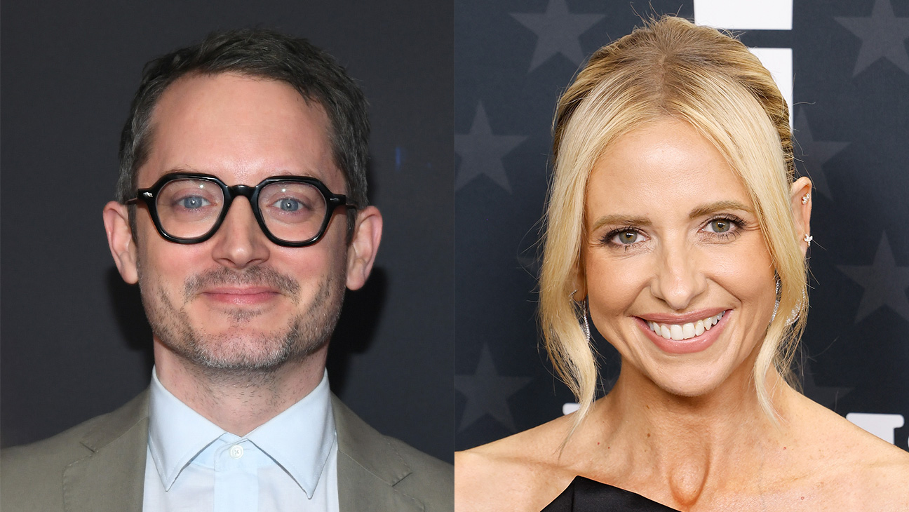 Elijah Wood and Sarah Michelle Gellar