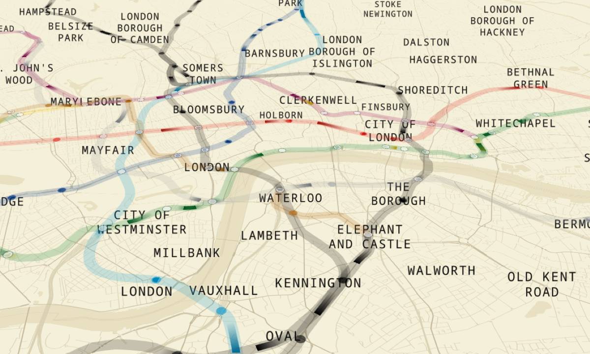 A Game-Changing New Live London Tube Map Has Been Created