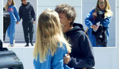 Zara McDermott and Louis Tomlinson kiss for the first time in public as she leaves his Malibu home after night together