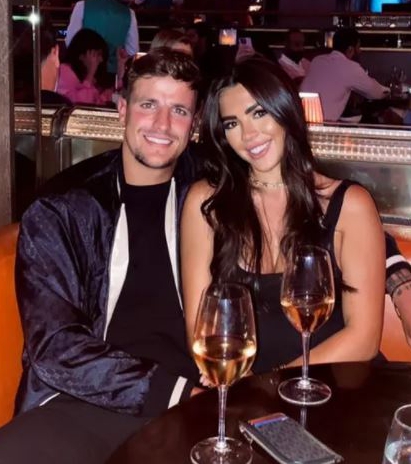Gemma Owen and Luca Bish on a date.