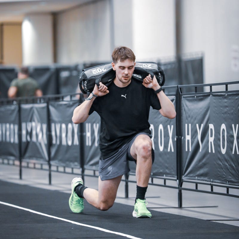 hyrox sandbag lunges