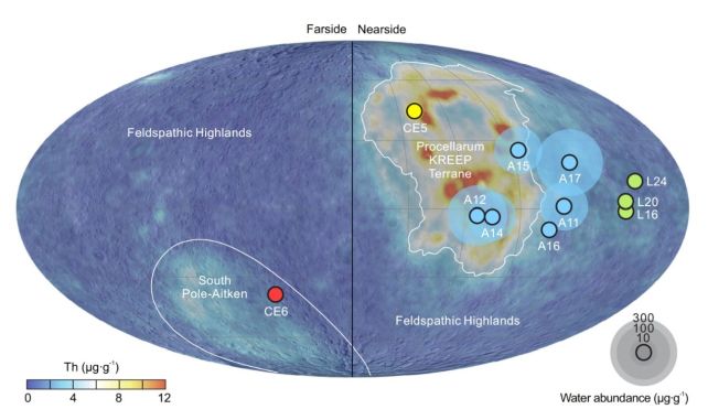 Less Water on The Far Side of The Moon Hints at a Collision, Long Ago