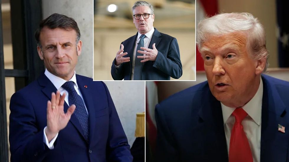 Macron, Trump and Starmer