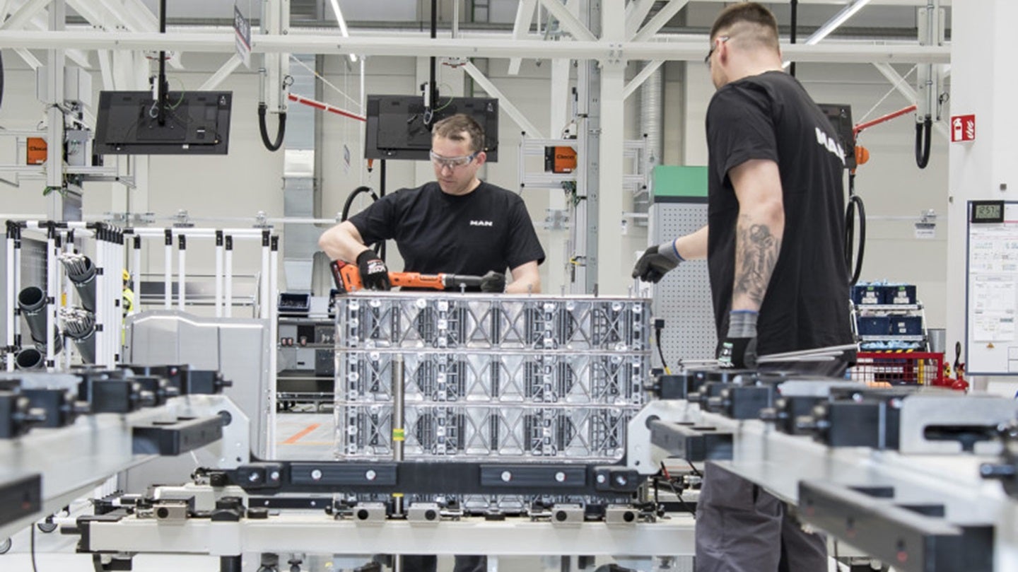 MAN starts battery production at Nuremberg plant in Germany
