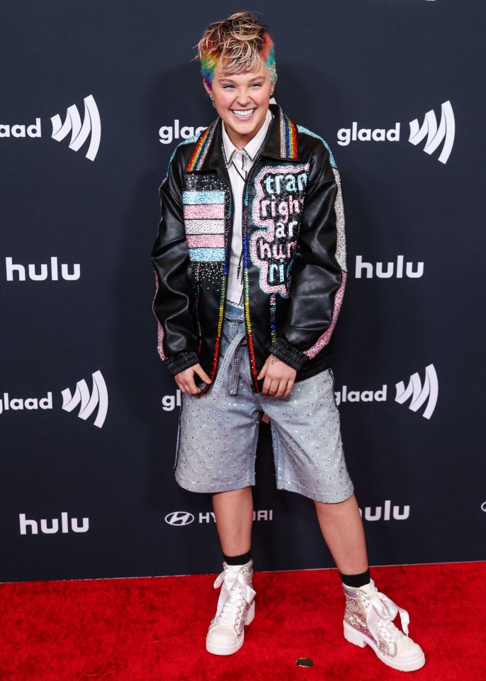 JoJo Siwa at the GLAAD Media Awards.