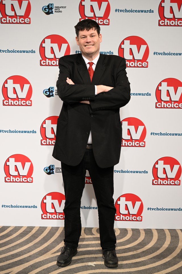 Mark Labbett at the TV Choice Awards.