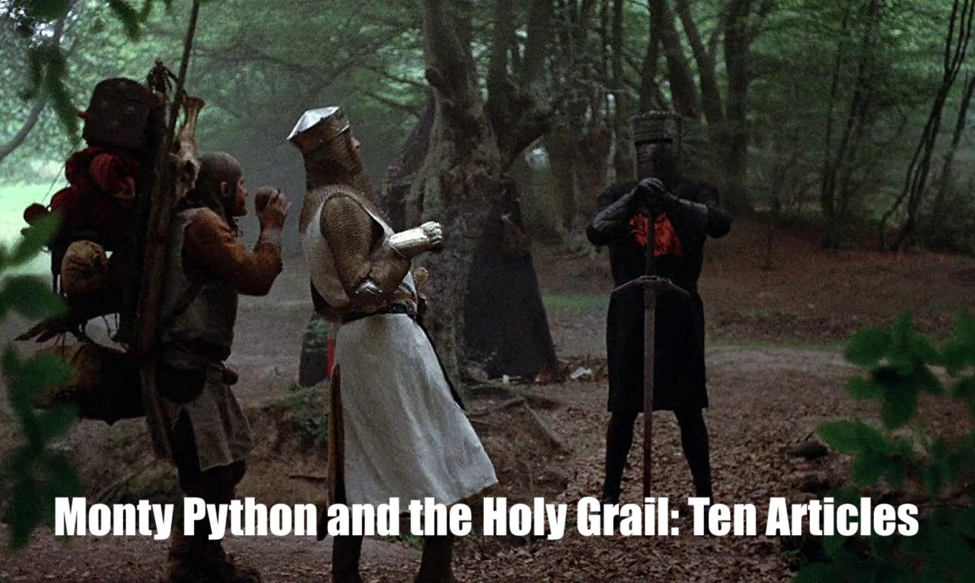 Ten Articles about Monty Python and the Holy Grail