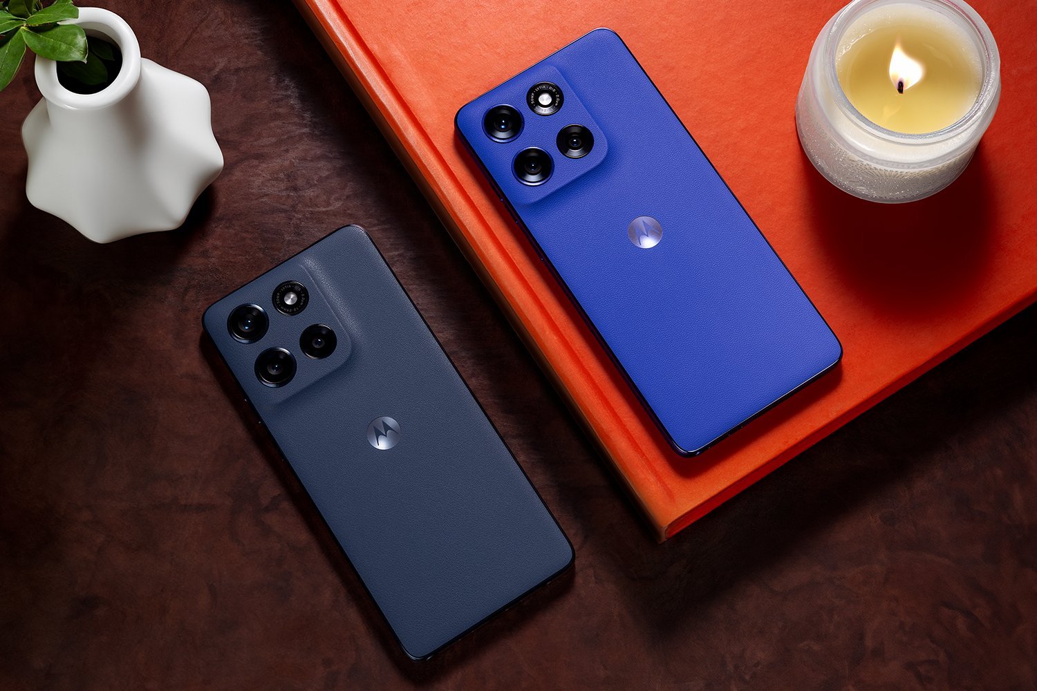 The Moto G Stylus comes in a palette of blue-hued Pantone colors.