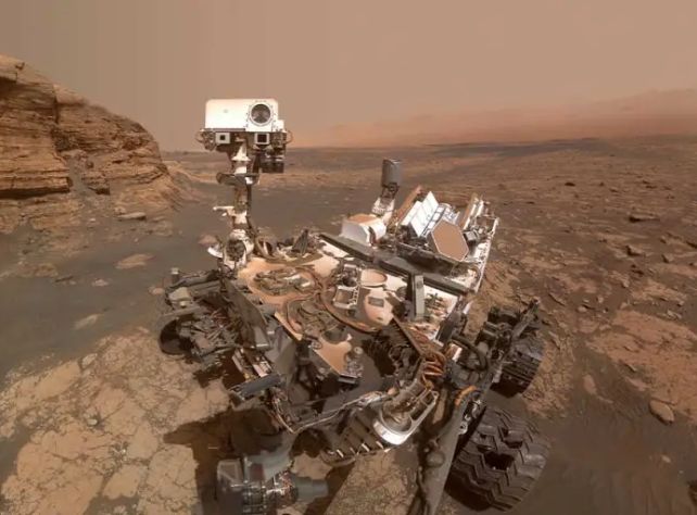 NASA Reveals First-of-Its-Kind Image of Mars Rover Seen From Space