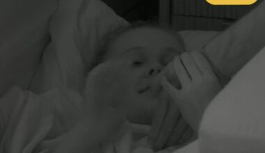 Watch moment JoJo Siwa breaks show rules as she writes secret message on Chris’ hand during intimate scene
