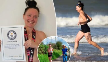 I was first woman to run London Marathon topless — now I'm doing it again