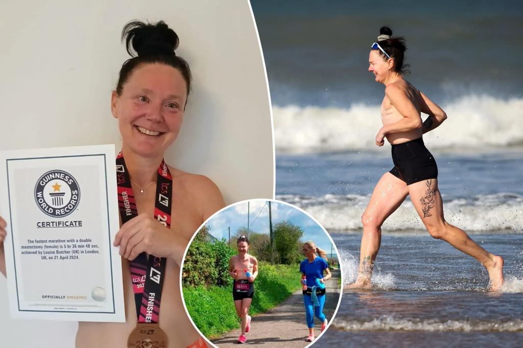 I was first woman to run London Marathon topless — now I'm doing it again