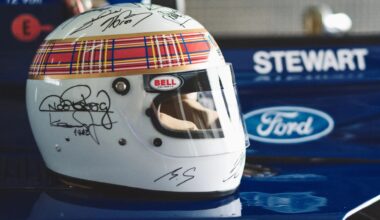 Michael Schumacher signs charity helmet with help from wife Corinna in one of his only public acts since ski crash
