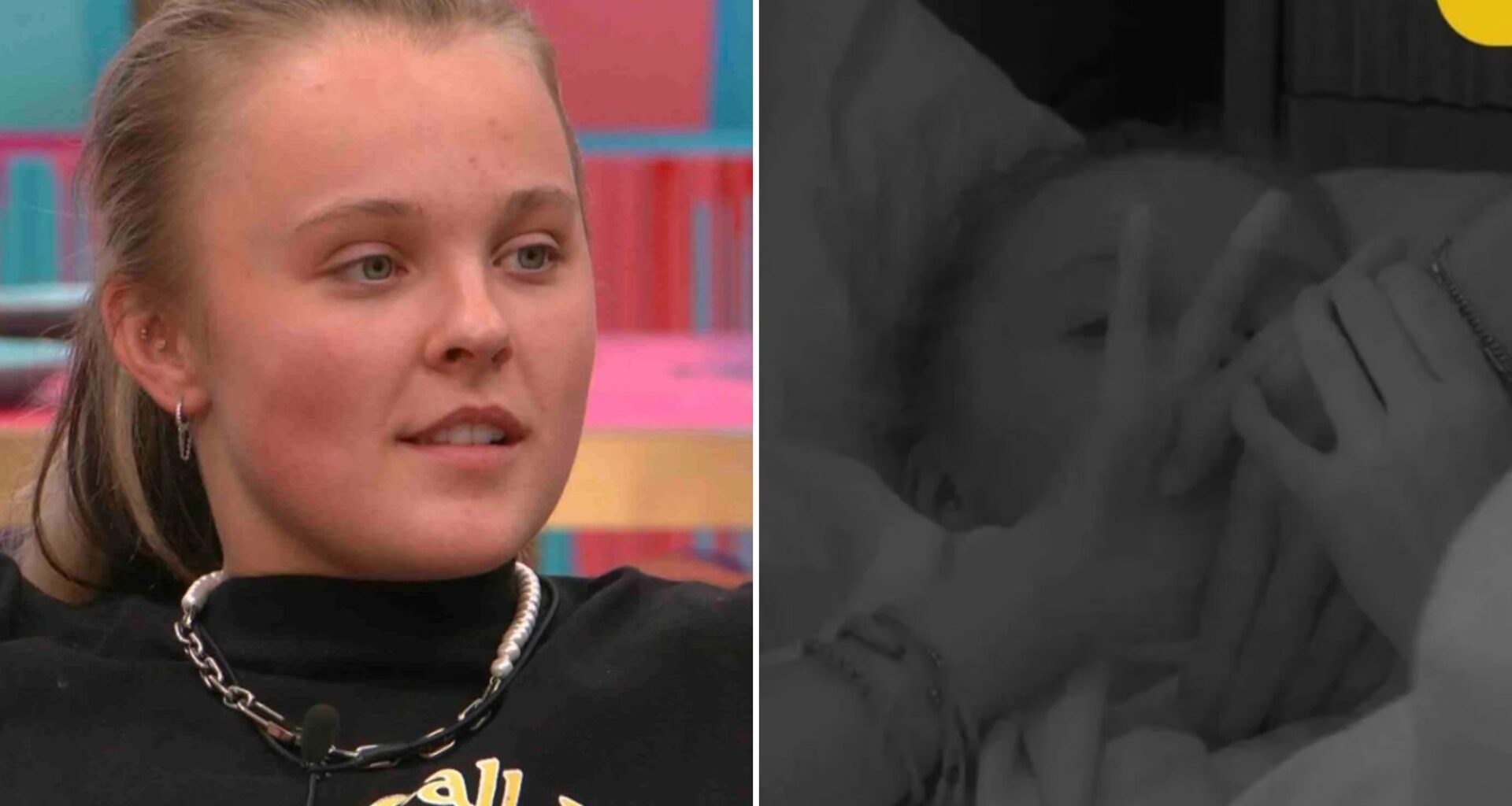 JoJo Siwa reveals what she REALLY wrote on Chris Hughes’ hand as the pair are punished for rule break