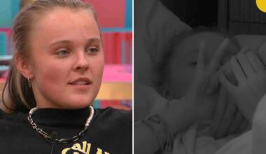 JoJo Siwa reveals what she REALLY wrote on Chris Hughes’ hand as the pair are punished for rule break