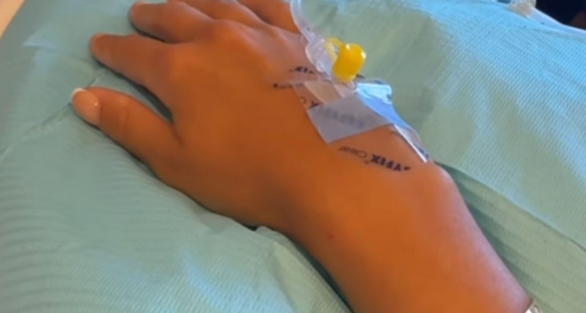Towie's Yazmin Oukhellou rushed to hospital and put on a drip as she sends warning to fans