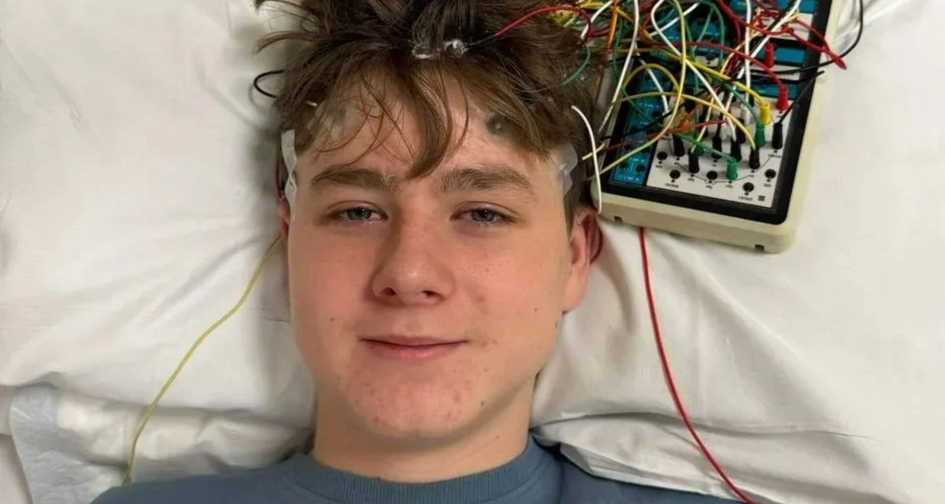 'Super sporty' teen, 15, sent home from school with a headache actually has inoperable 'cobweb' tumour