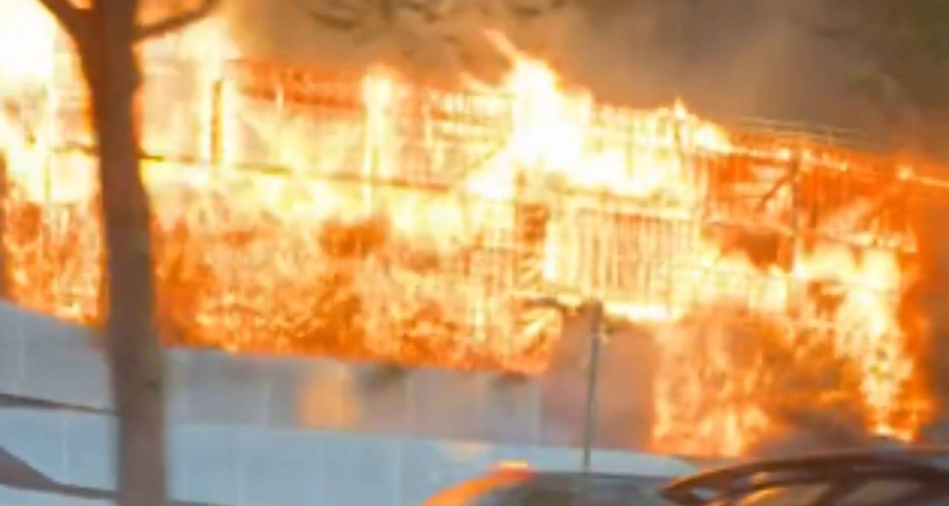 Huge fire in Paris sends black smoke across city of light as fire crews scramble to extinguish blaze