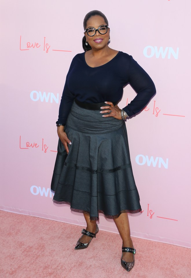 Oprah Winfrey at the premiere of OWN's "Love Is_"