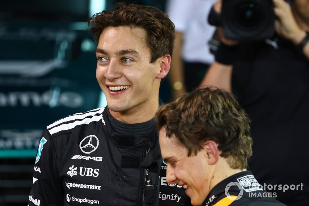 Oscar Piastri, McLaren, George Russell, Mercedes