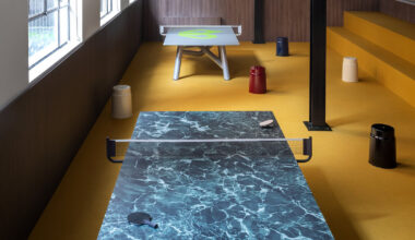 outpump designs a social club with ping-pong tables by LAVA