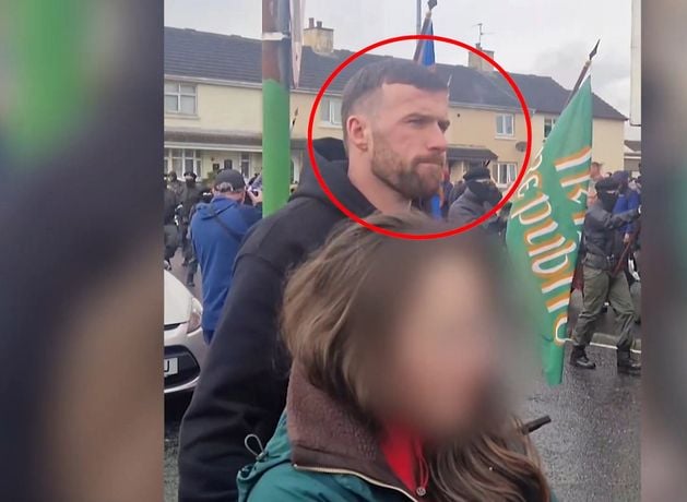Patrick McClean left out of Glentoran squad amid club investigation into appearance at New IRA parade