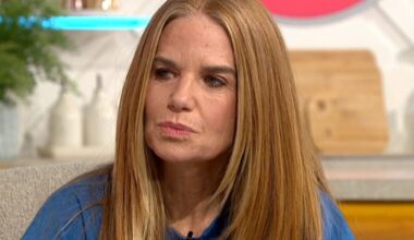 Awkward moment Patsy Palmer falls silent AGAIN as she's quizzed on Mickey Rourke live on ITV