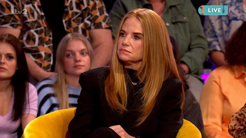 Patsy on a talk show.