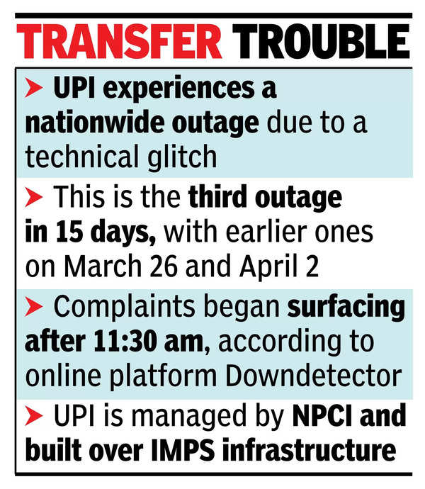 Paywall: UPI outage hits users across the country