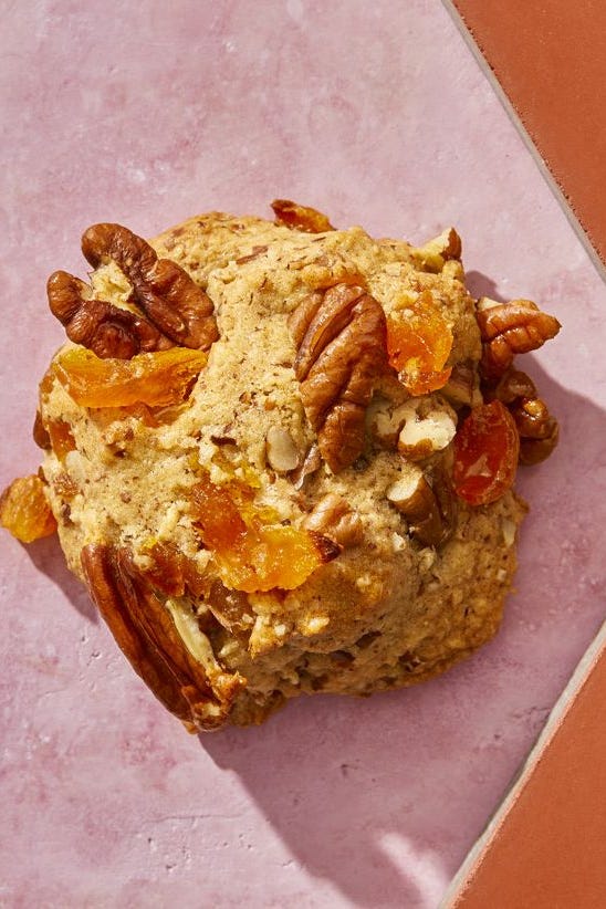 apricot pecan protein cookies
