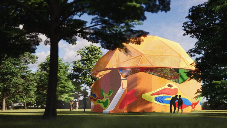 Peter Cook Designs Play Pavilion for Serpentine in Collaboration with the LEGO Group - Image 2 of 3