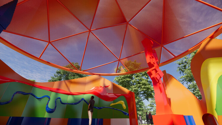 Peter Cook Designs Play Pavilion for Serpentine in Collaboration with the LEGO Group - Image 3 of 3