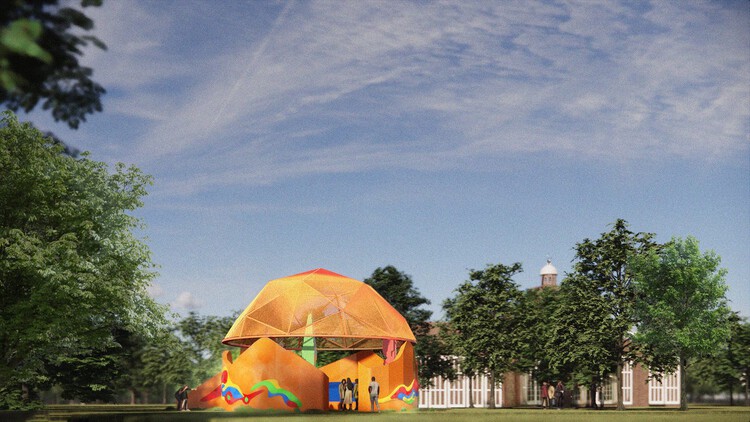 Peter Cook Designs Play Pavilion for Serpentine in Collaboration with the LEGO Group - Image 1 of 3