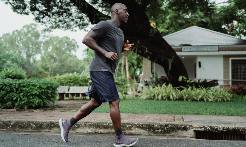 man running jogging outdoors