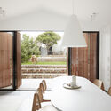 Pool House / buck&simple - Interior Photography, Wood, Lighting, Table, Chair, Glass