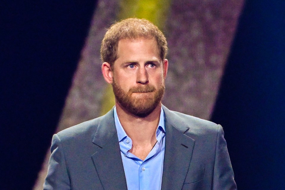 Prince Harry in a suit.