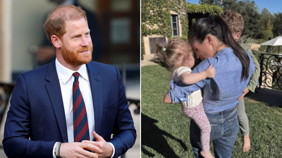 Prince Harry, Meghan Markle, Prince Archie and Princess Lilibet