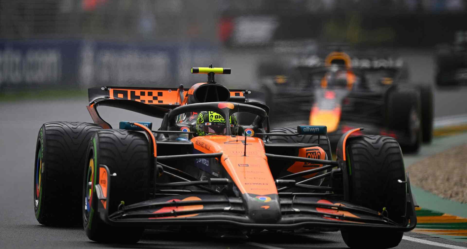 Lando Norris, Max Verstappen, Albert Park, Melbourne, 2025